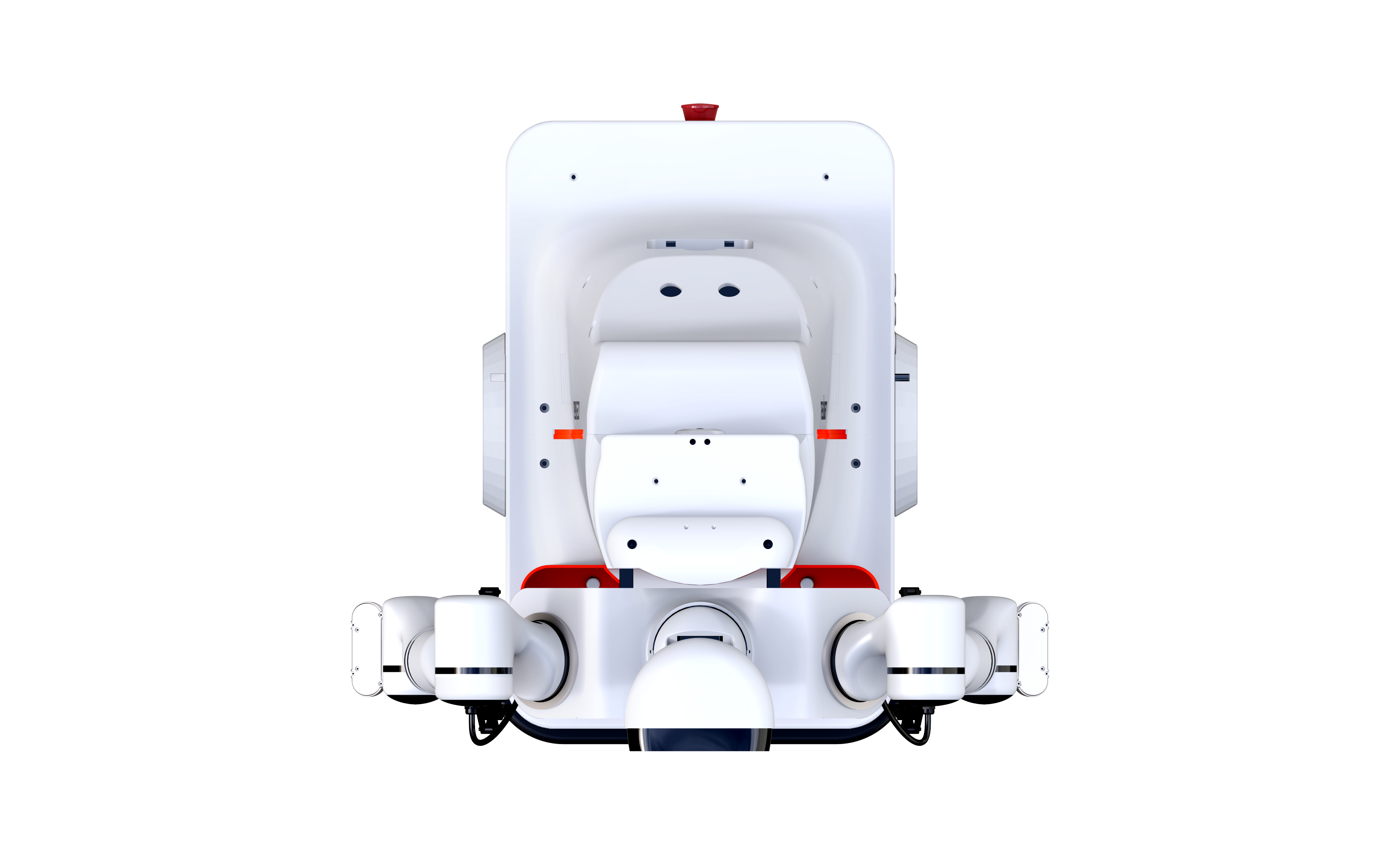Dual-Arm Lift Robot Top View